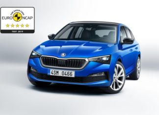 SKODA SCALA erhält Höchstwertung von fünf Sternen im Euro NCAP-Test